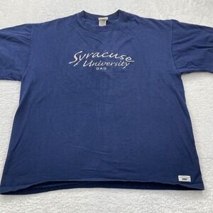 Vintage Syracuse University Dad Embroidered T-Shirt Oarsman Made In USA XL